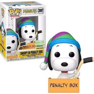 Funko PoP! Peanuts Snoopy In Penalty Box 5000 Pcs Limited #2097 NIB